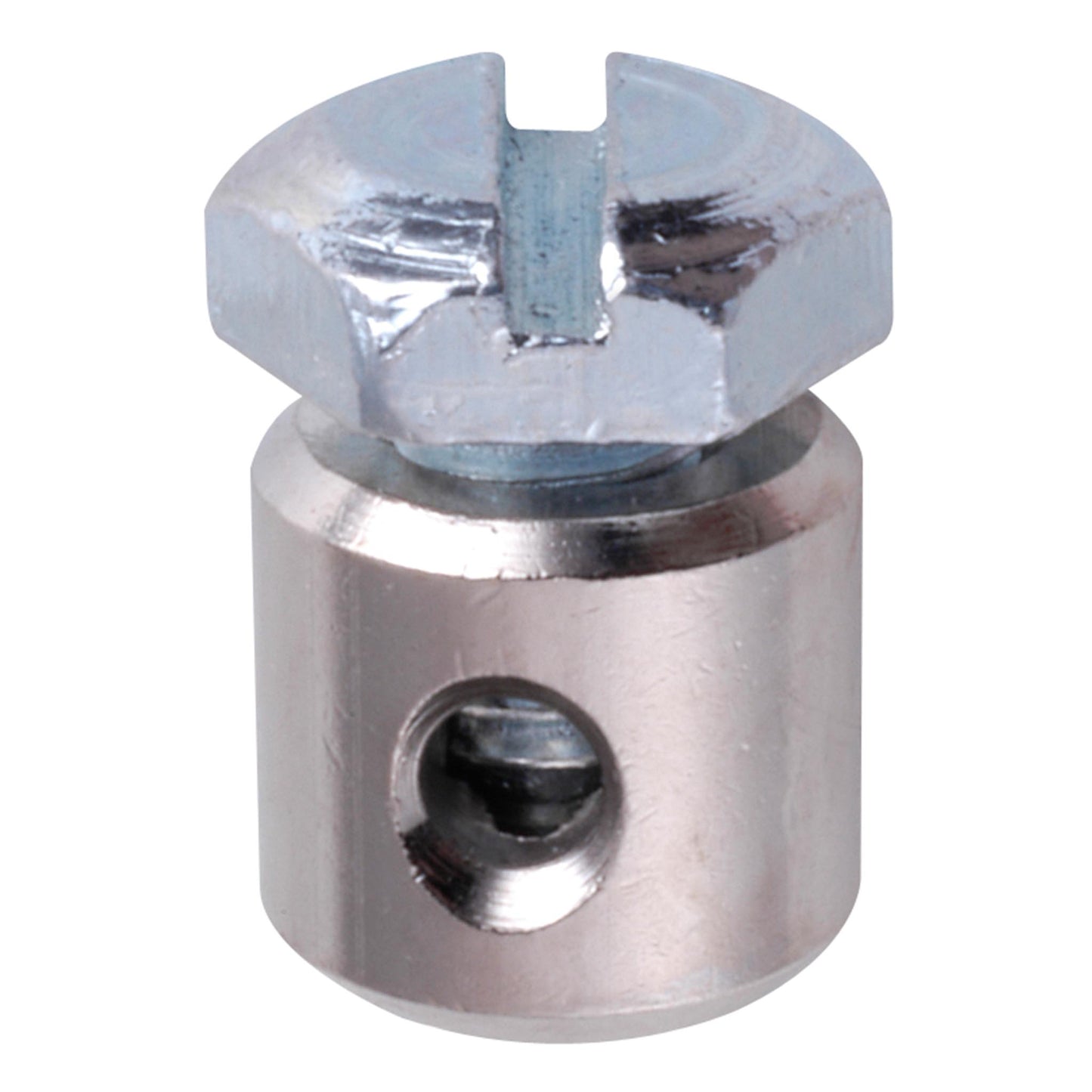 Fix Nippel FN 1210 Schraubnippel 7 x 6,5 Bohr-.Ø 2,0 Messing vernickelt
