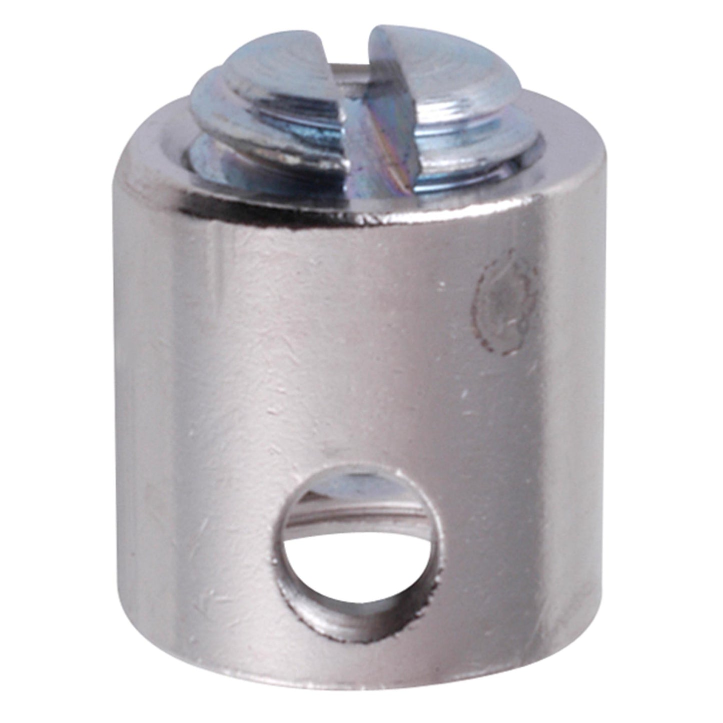 Schraubnippel Bohrungs-Ø 2,0 mm, Schaft-Ø 7 mm Messing vernickelt