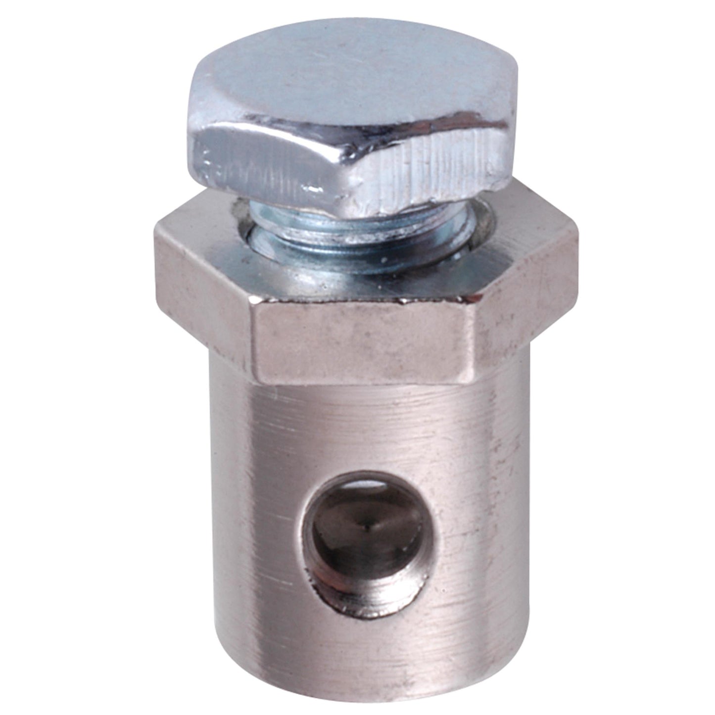 Schraubnippel Bohrungs-Ø 2,2 mm, Schaft-Ø 7 mm Messing