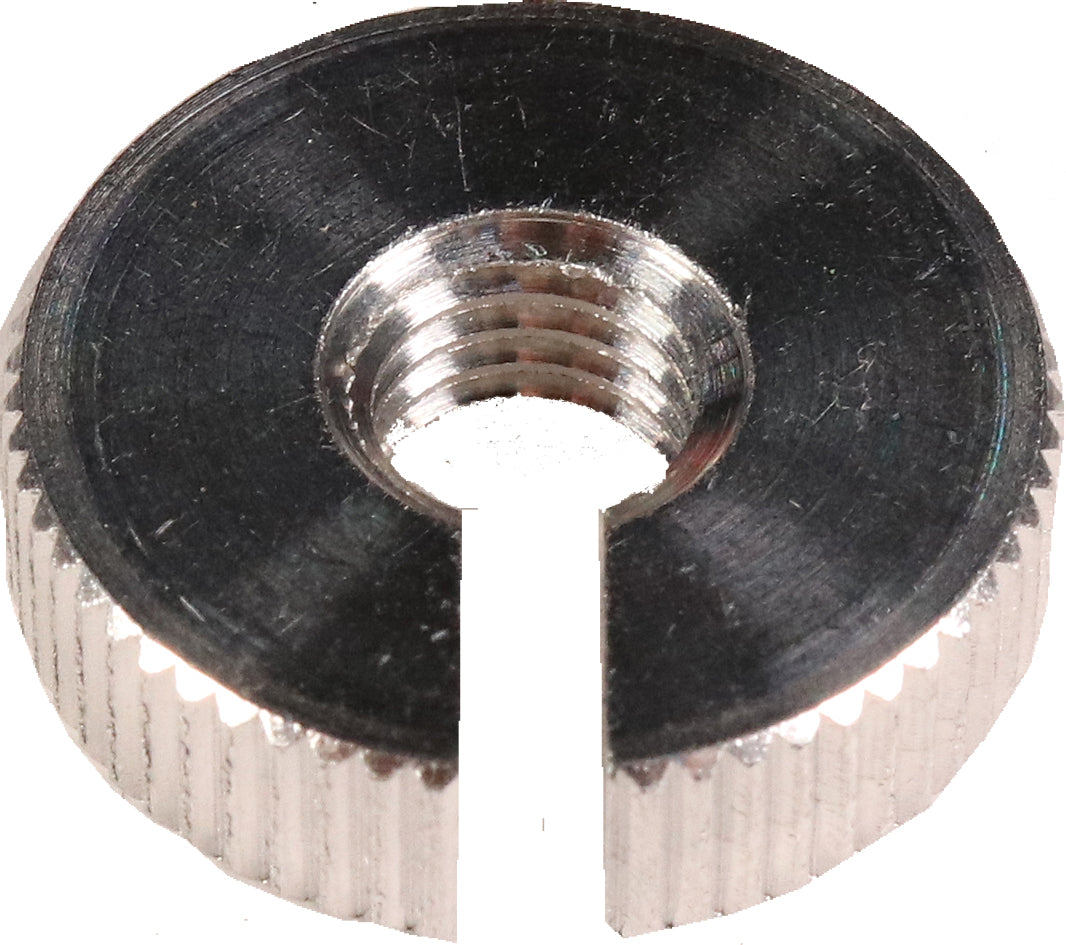 Fix Nippel FN 4224 Rändelmutter geschlitzt M 7 Aluminium