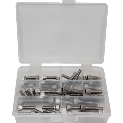 45 Teile Zylinderkopfschrauben mit Innensechskant Sortiment UNC - Zollgewinde